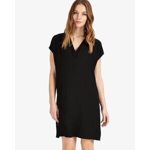 Phase Eight Vivian V-Neck Tunic Black Size 8 US (12 UK)